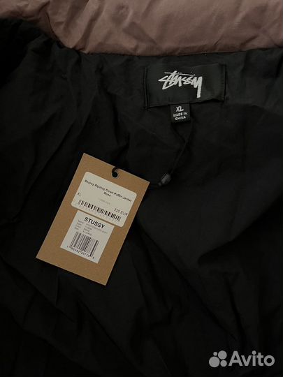 Пуховик Stussy Ripstop Down Puffer Rose (оригинал)