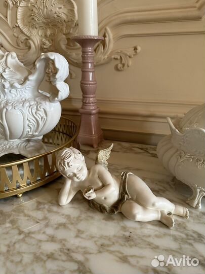 Ваза, ангел интерьерный, шкатулка