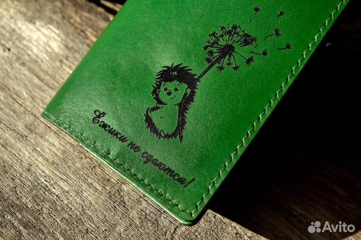 Обложка для паспорта из натуральной кожи