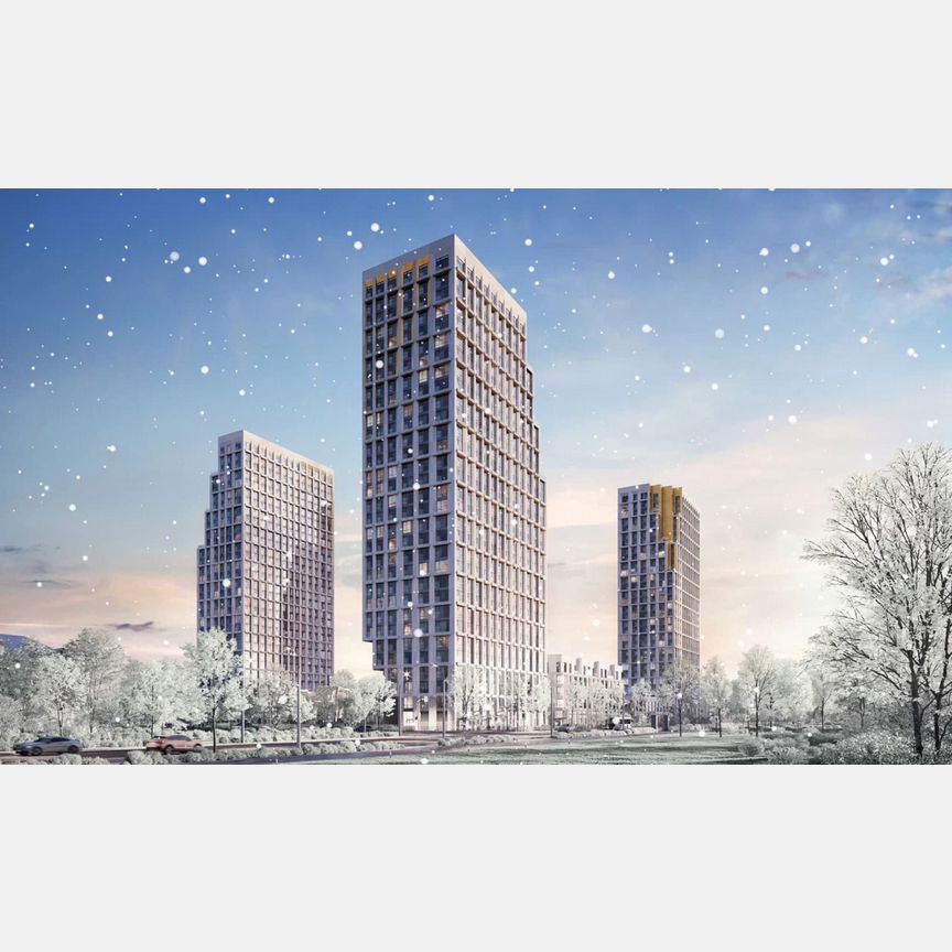 3-к. квартира, 61 м², 2/29 эт.