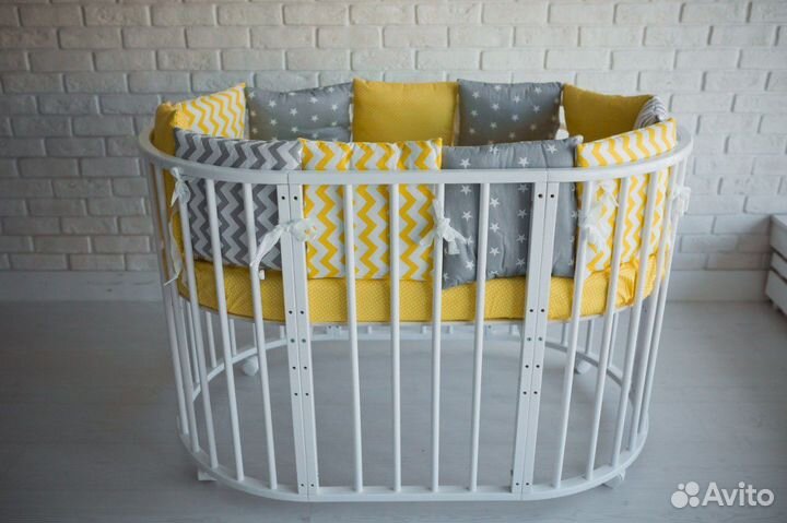 Детская кроватка круглая