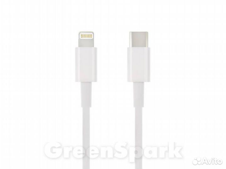 Кабель Type-C для iPhone Lightning 8 pin 1м 100