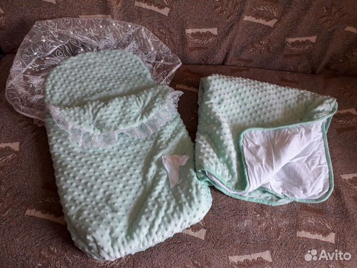 Конверт на выписку демисезонный на девочку