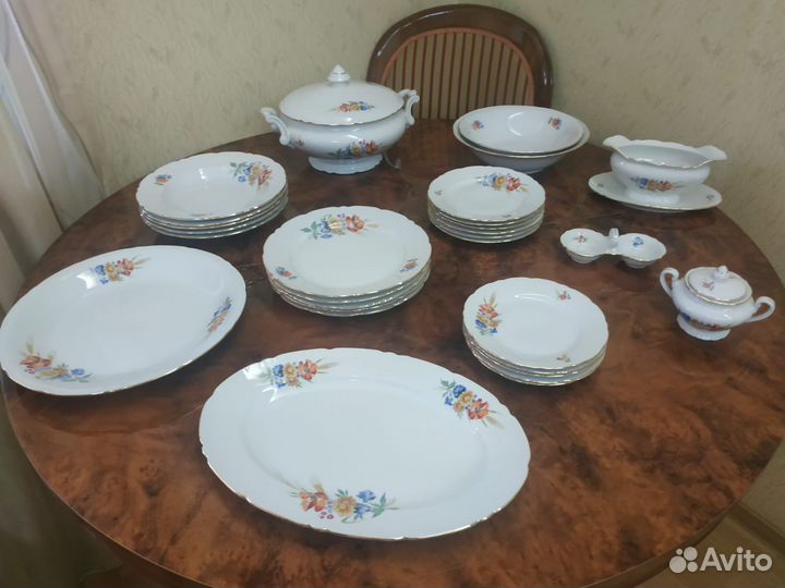 Столовый сервиз Чехословакия Богемия