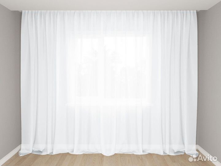 Тюль Pasionaria белая