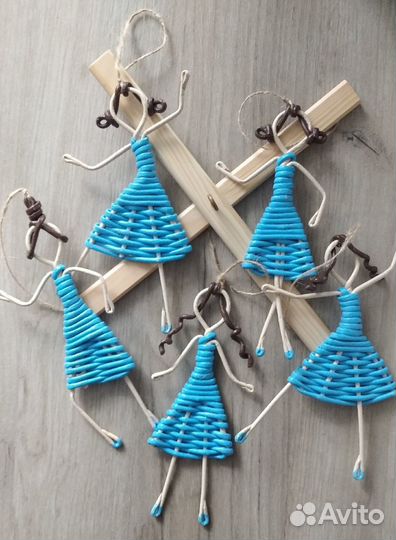 Продам корзинки из бумажной лозы