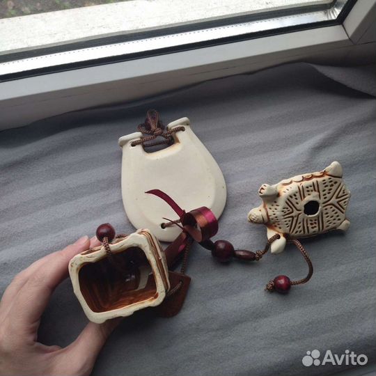 Подвеска музыка ветра керамика