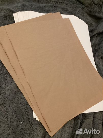 Бумага А3 акварельная для рисования крафт бумага