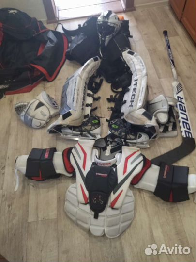 Хоккейная вратарская форма взрослая плюс наколен
