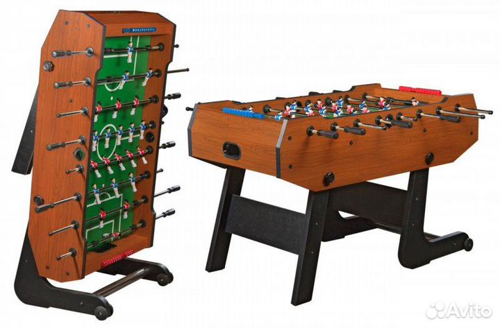 Настольный футбол (кикер) «Maccabi» орех складной