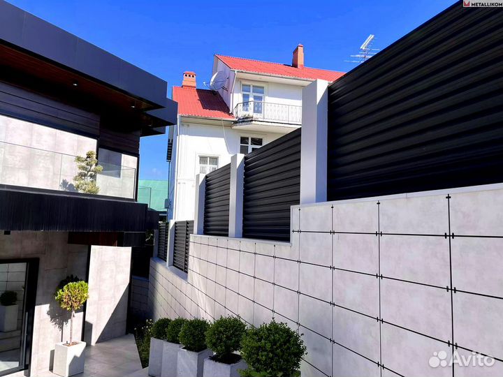 Заборы / Ворота из оцинкованного металла