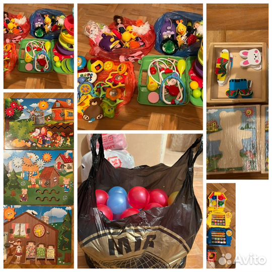 Развивающие игрушки. Мячики для бассейна