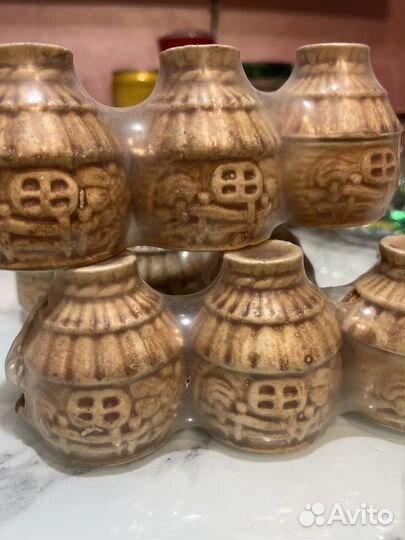 Солонки керамические по 3 шт