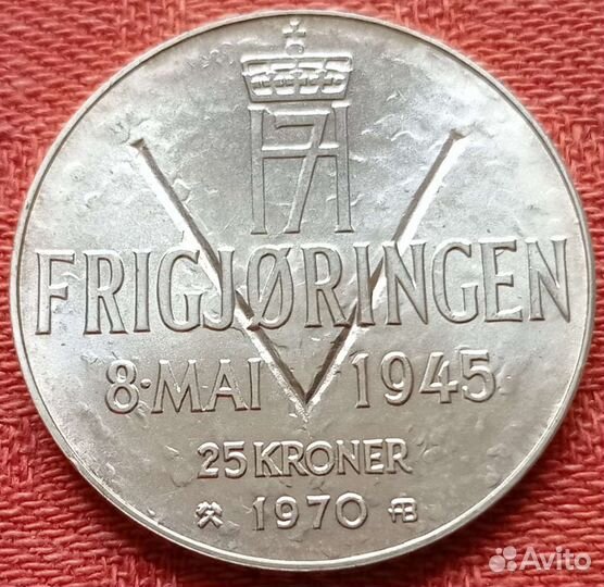 Юбилейные монеты Норвегии (серебро)