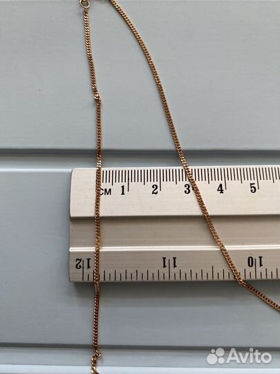 Золотая цепочка панцирное плетение (45 см)