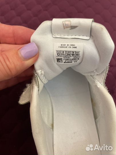 Кроссовки Reebok кож р 30