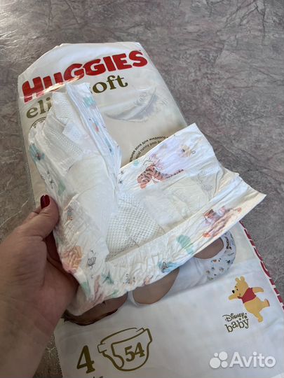 Подгузники huggies elite soft 4