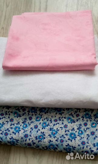 Нитки и ткани пакетами для творчества и рукоделия