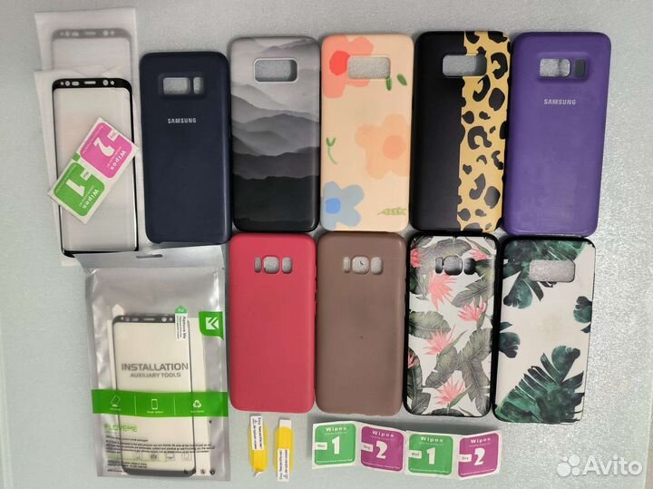 Чехлы и стекло на Samsung s8