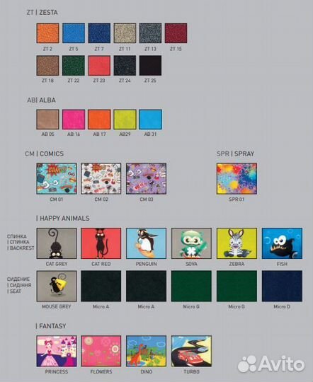 Кресло детское Министиль Спрей