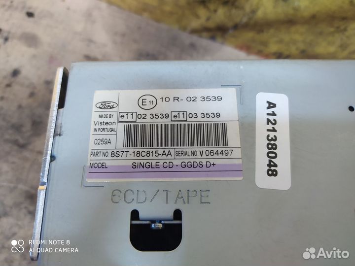 Магнитола Арт.1 Ford Mondeo 4