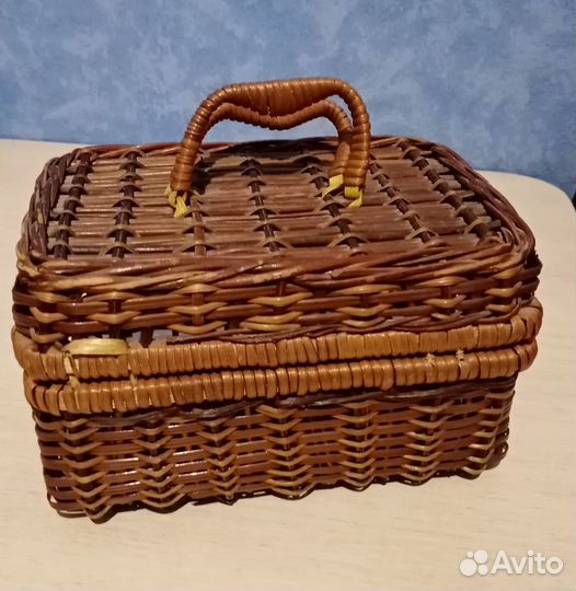 Интерьерные плетенные корзины