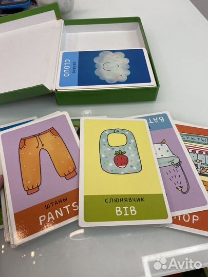 Мой первый английский clever карточки