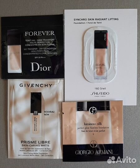 Пробники Shiseido,Armani,Givenchy, Eucerin