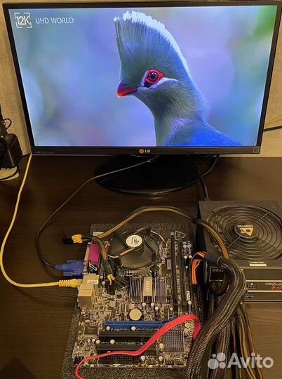 Материнская плата с процессором