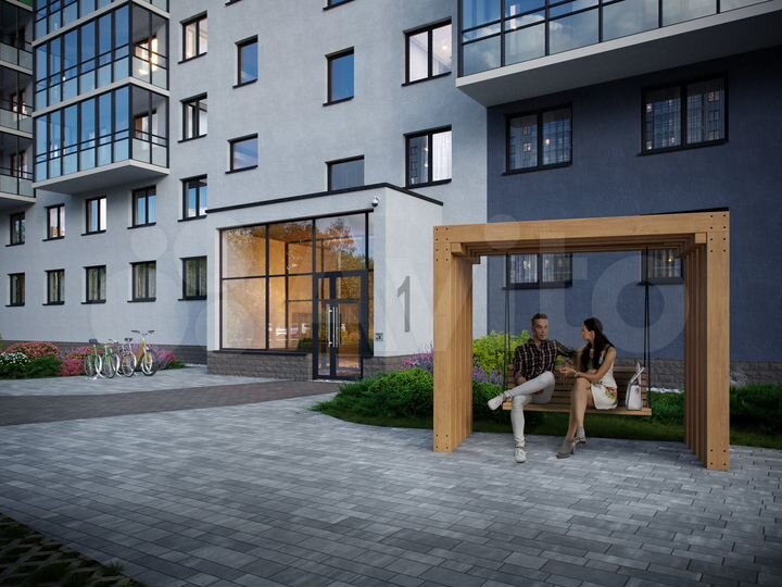 1-к. квартира, 36 м², 1/12 эт.