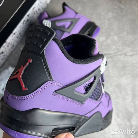 Кроссовки Air Jordan 4 Travis Scott Purple