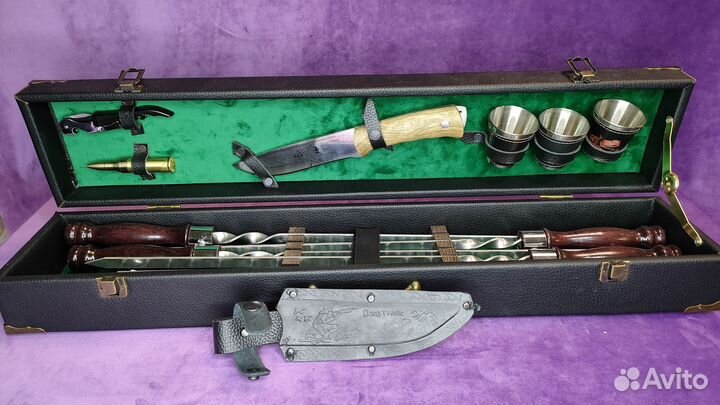 Набор шампуров в подарок мужчине