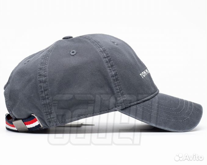 Кепка бейсболка Tommy Jeans серая мягкая