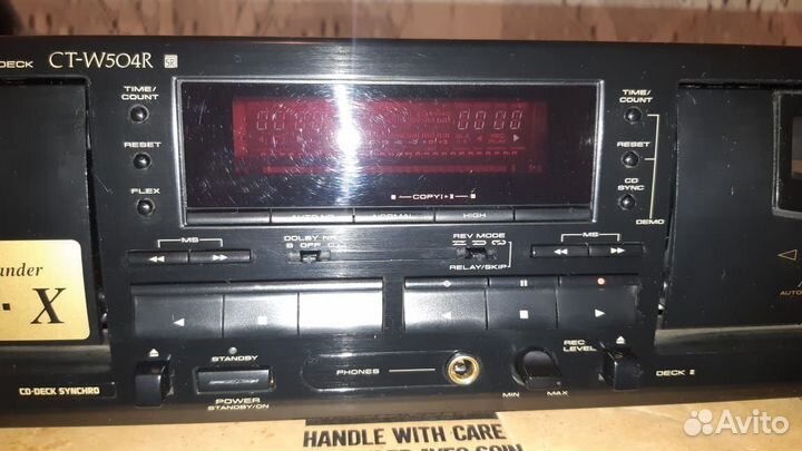 Кассетная дека pioneer ct-w504r