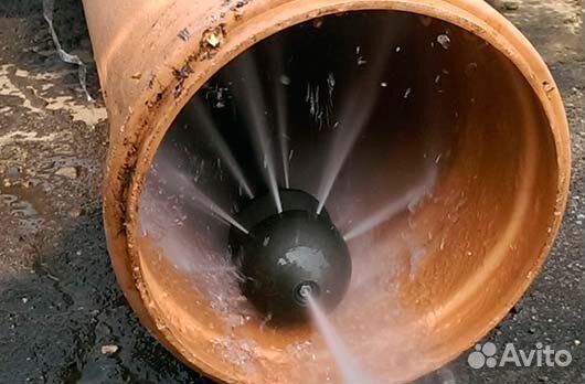 Прочистка засора Прочистка труб канализации