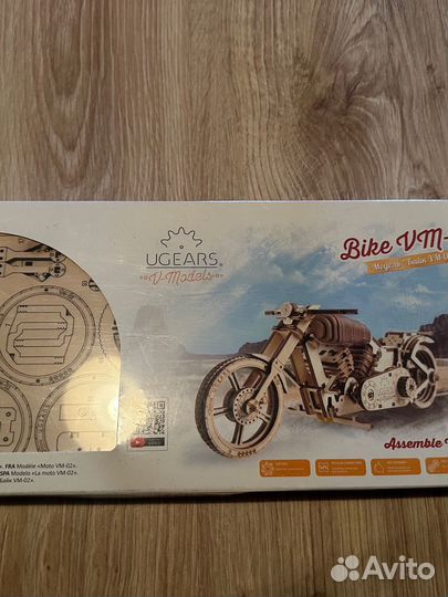 Модель сборная ugears мотоцикл