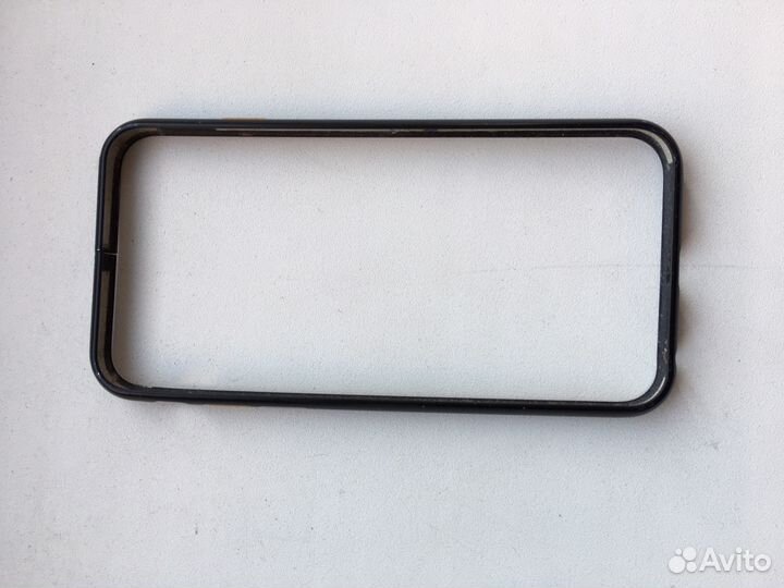 Чёрный бампер для iPhone 6, 6S, 7, 8