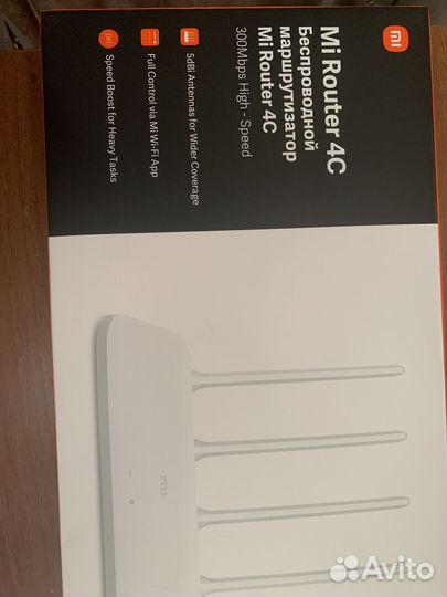 Wifi роутер xiaomi 4c новый