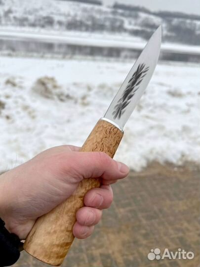 Нож якутский охотничий