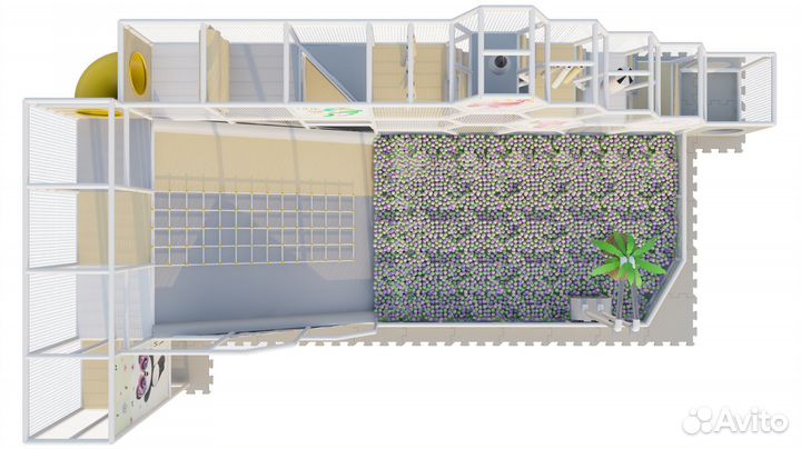 Детский игровой лабиринт