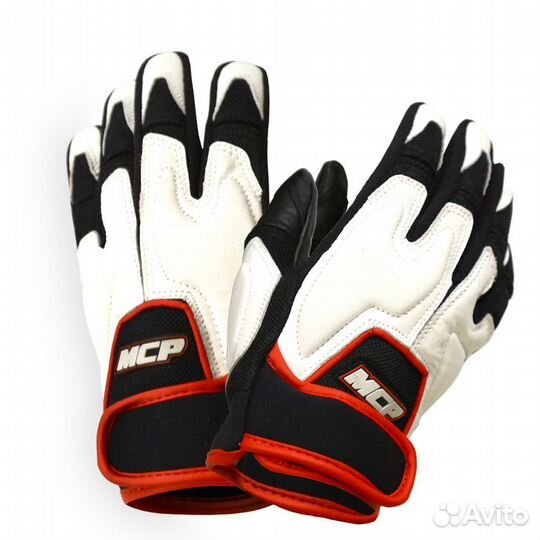 Мотоперчатки MCP Tatum-Kevlar Black-white
