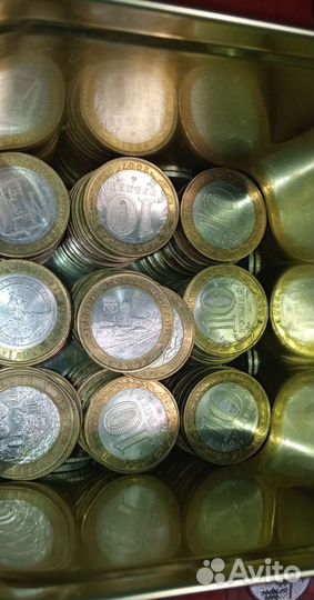 10 рублей биметалл