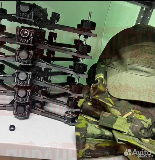 Квадрoкоптеp fpv пиpaнья 7 и 10 дюйм