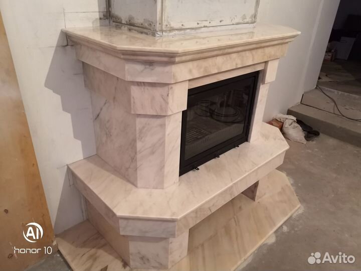 Камин из мрамора, гранита
