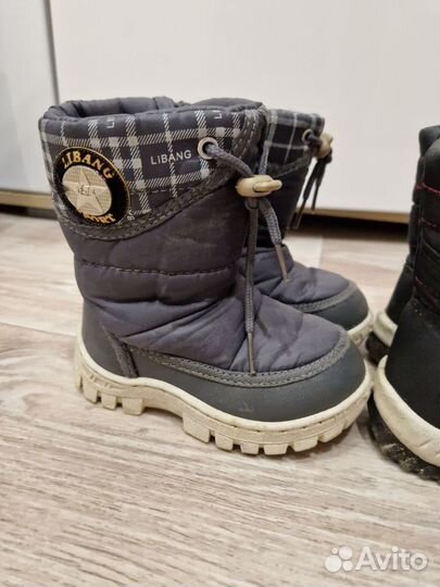 Сапоги дутики 24-25 осень -зима