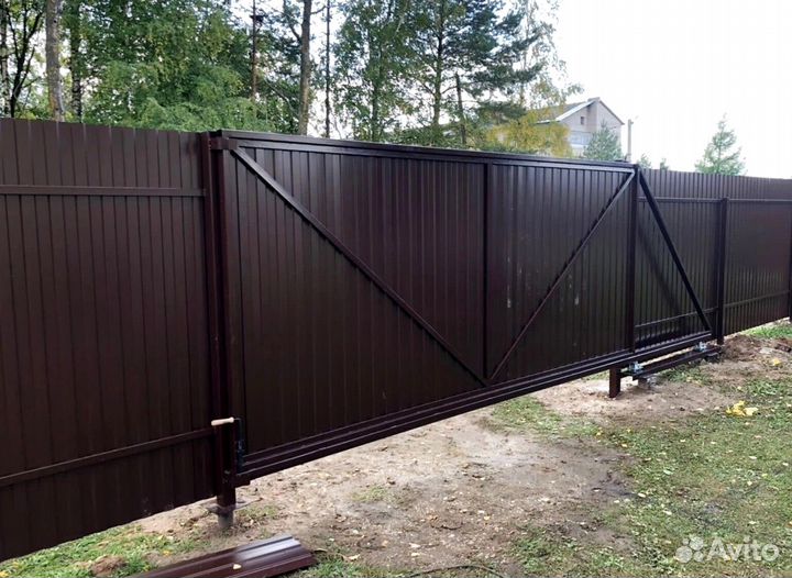 Забор из профнастила