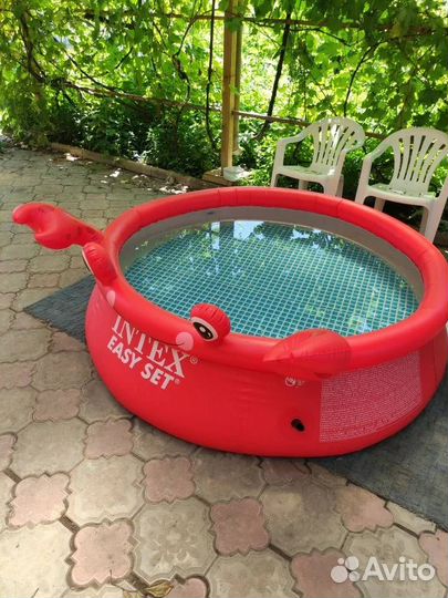 Надувной бассейн Intex Easy Set Pool Счастливый кр