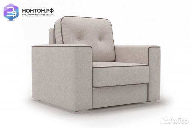 Кресло еврокнижка Берген бежевое