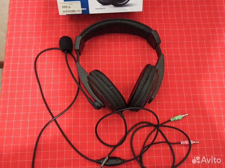 Стерео наушники с микрофоном