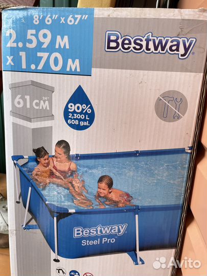 Каркасный бассейн бу